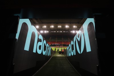 210226 - Wales v Scotland - Guinness Six Nations Championship - General View of the Principality Stadium before the game