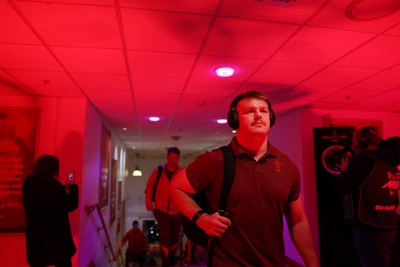 210226 - Wales v Scotland - Guinness Six Nations Championship - Dewi Lake of Wales arrives at the stadium