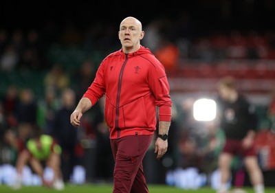 210226 - Wales v Scotland - Guinness Six Nations Championship - Wales Head Coach Steve Tandy 