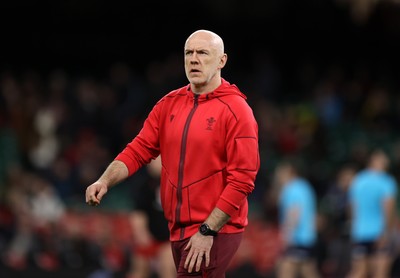 210226 - Wales v Scotland - Guinness Six Nations Championship - Wales Head Coach Steve Tandy 