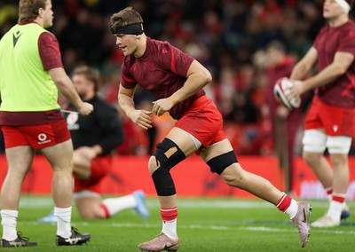 210226 - Wales v Scotland - Guinness Six Nations Championship - Alex Mann of Wales 