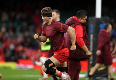 210226 - Wales v Scotland - Guinness Six Nations Championship - Alex Mann of Wales 