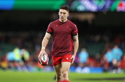 210226 - Wales v Scotland - Guinness Six Nations Championship - Josh Adams of Wales 