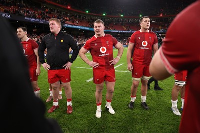 210226 - Wales v Scotland - Guinness Six Nations Championship - Dewi Lake of Wales at full time