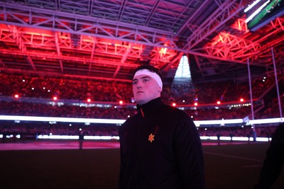 210226 - Wales v Scotland - Guinness Six Nations Championship - Freddie Thomas of Wales 