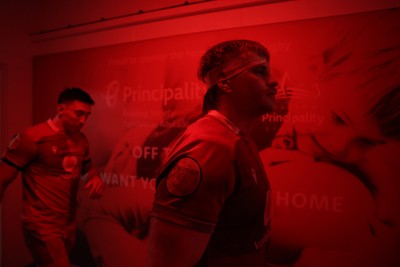 210226 - Wales v Scotland - Guinness Six Nations Championship - Aaron Wainwright of Wales 