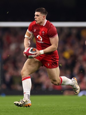 210226 - Wales v Scotland - Guinness Six Nations Championship - Joe Hawkins of Wales 