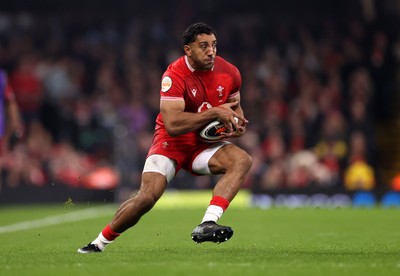 210226 - Wales v Scotland - Guinness Six Nations Championship - Gabriel Hamer-Webb of Wales 