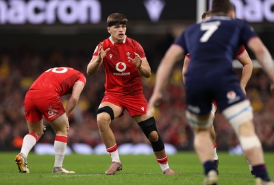 210226 - Wales v Scotland - Guinness Six Nations Championship - Alex Mann of Wales 
