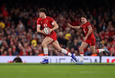 210226 - Wales v Scotland - Guinness Six Nations Championship - Eddie James of Wales 