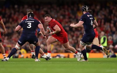 210226 - Wales v Scotland - Guinness Six Nations Championship - Dewi Lake of Wales 
