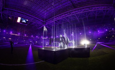 210226 - Wales v Scotland, 2026 Guinness Six Nations - The Stickmen Project perform at half time