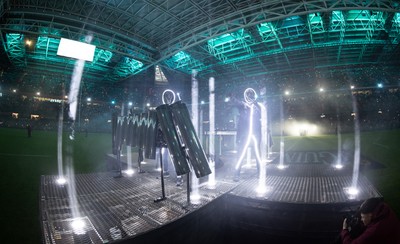 210226 - Wales v Scotland, 2026 Guinness Six Nations - The Stickmen Project perform at half time