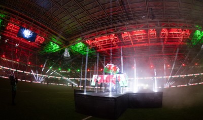 210226 - Wales v Scotland, 2026 Guinness Six Nations - The Stickmen Project perform at half time