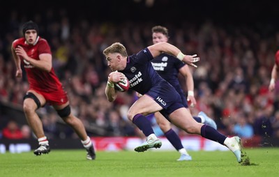 210226 - Wales v Scotland, 2026 Guinness Six Nations - Kyle Steyn of Scotland