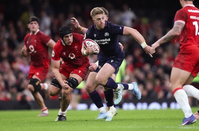 210226 - Wales v Scotland, 2026 Guinness Six Nations - Kyle Steyn of Scotland