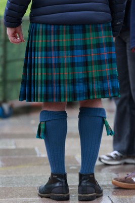 210226 - Wales v Scotland - Guinness Six Nations - Scotland fans in Cardiff before the match