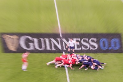 210226 - Wales v Scotland - Guinness Six Nations - Scrum