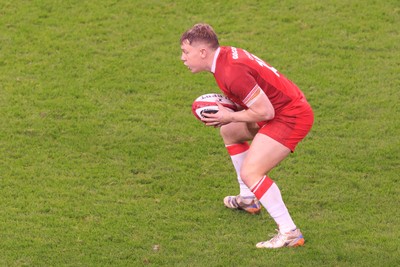 210226 - Wales v Scotland - Guinness Six Nations - Sam Costelow of Wales