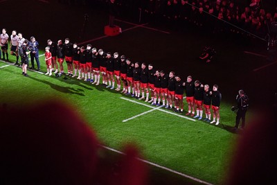 210226 - Wales v Scotland - Guinness Men's Six Nations - Wales anthem