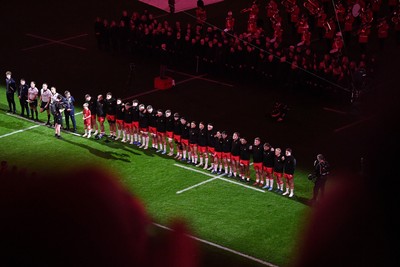 210226 - Wales v Scotland - Guinness Men's Six Nations - Wales anthem