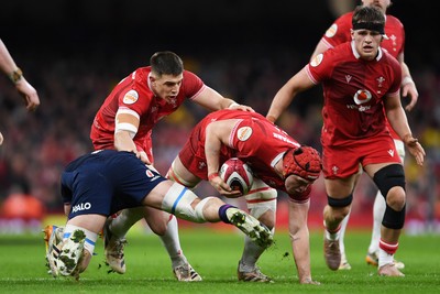 210226 - Wales v Scotland - Guinness Men's Six Nations - James Botham of Wales