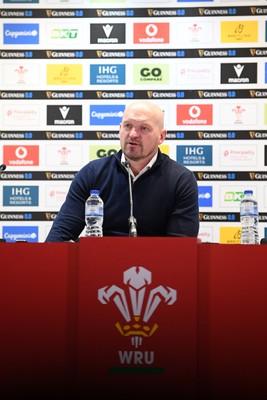 210226 - Wales v Scotland - Guinness Men's Six Nations - Scotland Head Coach, Gregor Townsend speaks in a press conference after the match