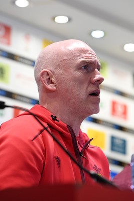 210226 - Wales v Scotland - Guinness Men's Six Nations - Wales Head Coach, Steve Tandy speaks in a press conference after the match