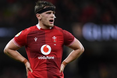 210226 - Wales v Scotland - Guinness Men's Six Nations - Alex Mann of Wales