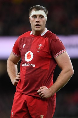 210226 - Wales v Scotland - Guinness Men's Six Nations - Ben Carter of Wales