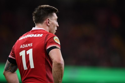 210226 - Wales v Scotland - Guinness Men's Six Nations - Josh Adams of Wales