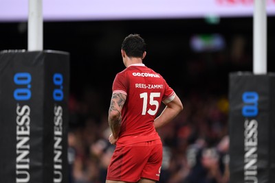 210226 - Wales v Scotland - Guinness Men's Six Nations - Louis Rees-Zammit of Wales