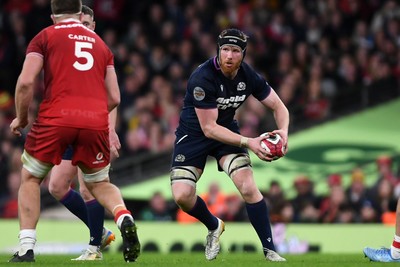 210226 - Wales v Scotland - Guinness Men's Six Nations - Gregor Brown of Scotland