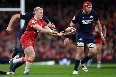 210226 - Wales v Scotland - Guinness Men's Six Nations - Balir Murray of Wales