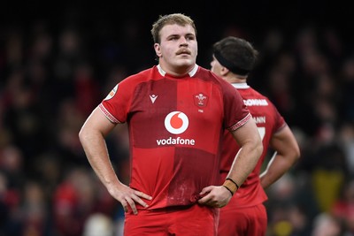 210226 - Wales v Scotland - Guinness Men's Six Nations - Archie Griffin of Wales