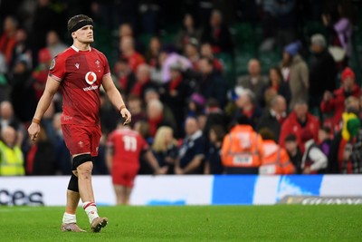 210226 - Wales v Scotland - Guinness Men's Six Nations - Alex Mann of Wales