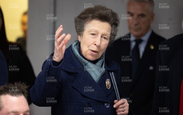 210226 - Wales v Scotland, 2026 Guinness Six Nations - HRH The Princess Royal talks to disabled and injured rugby players at the Welsh Rugby Charitable Trust ahead of Wales v Scotland