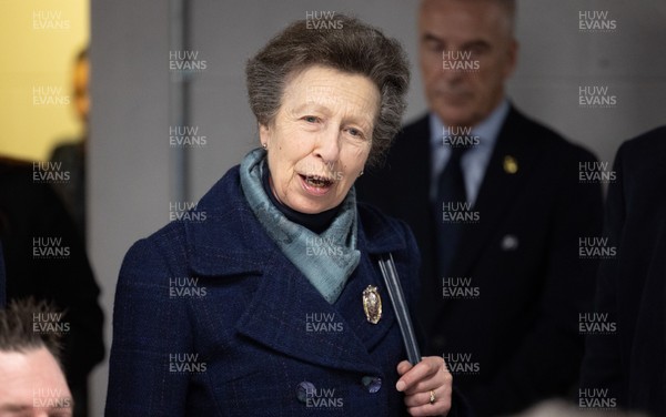 210226 - Wales v Scotland, 2026 Guinness Six Nations - HRH The Princess Royal talks to disabled and injured rugby players at the Welsh Rugby Charitable Trust ahead of Wales v Scotland