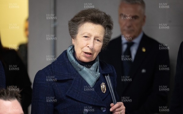 210226 - Wales v Scotland, 2026 Guinness Six Nations - HRH The Princess Royal talks to disabled and injured rugby players at the Welsh Rugby Charitable Trust ahead of Wales v Scotland
