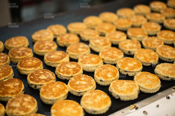210226 - Wales v Scotland - Guinness Six Nations - Fans in Cardiff City centre ahead of the game 