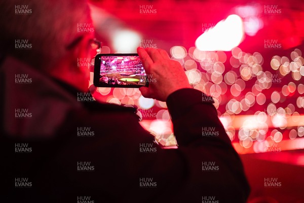 210226 - Wales v Scotland - Guinness Six Nations - Fans eye view