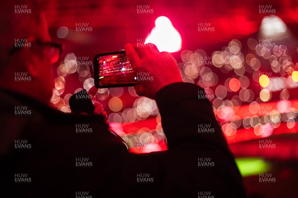 210226 - Wales v Scotland - Guinness Six Nations - Fans eye view