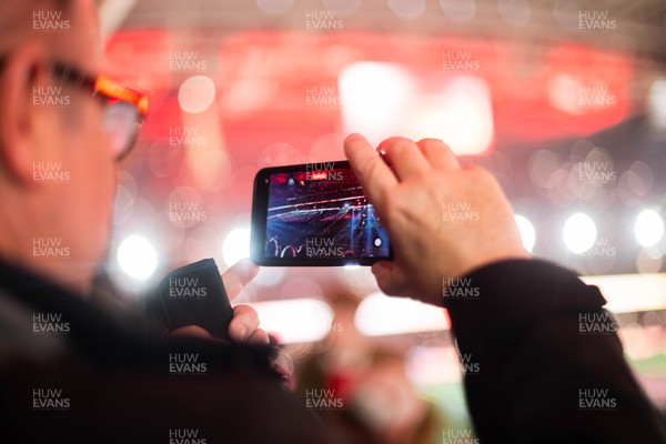 210226 - Wales v Scotland - Guinness Six Nations - Fans eye view