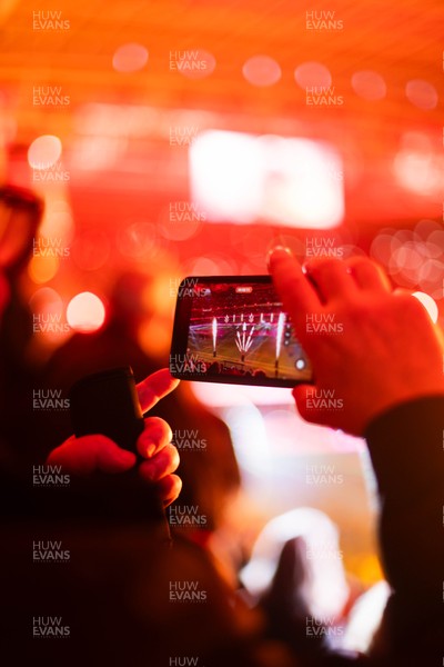 210226 - Wales v Scotland - Guinness Six Nations - Fans eye view