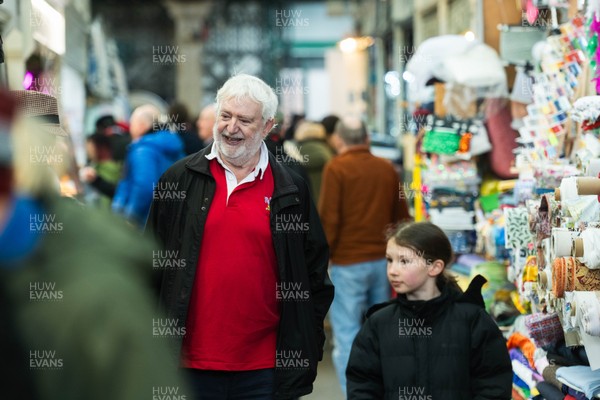 210226 - Wales v Scotland - Guinness Six Nations - Fans in Cardiff City centre ahead of the game 