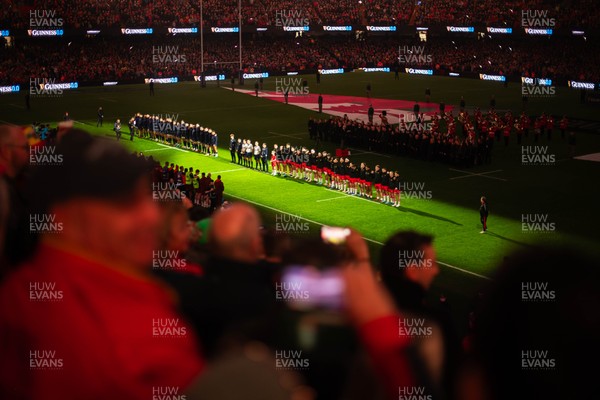 210226 - Wales v Scotland - Guinness Six Nations - Fans’ eye view of the anthems