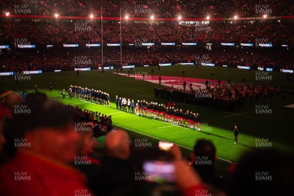 210226 - Wales v Scotland - Guinness Six Nations - Fans’ eye view of the anthems