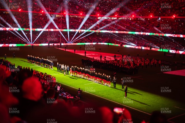 210226 - Wales v Scotland - Guinness Six Nations - Fans’ eye view of the anthems
