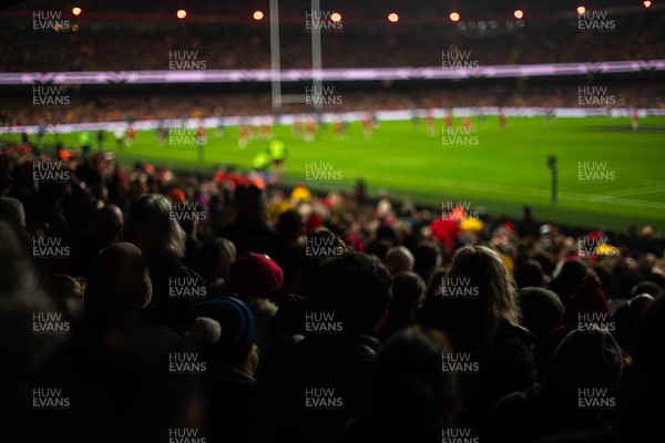 210226 - Wales v Scotland - Guinness Six Nations - Fans’ eye view of the Game from Level 4 