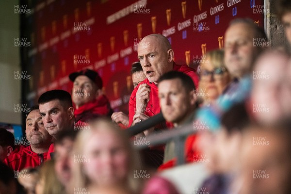 210226 - Wales v Scotland - Guinness Six Nations - Wales Head Coach Steve Tandy looks on during the Game 